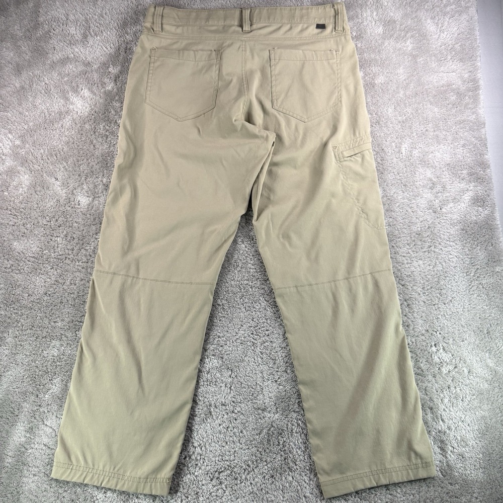 ZeroXposur Travel Series Pants Mens 34x30 Khaki Tan Stretch Cargo Hiking S87040 - Picture 3 of 11